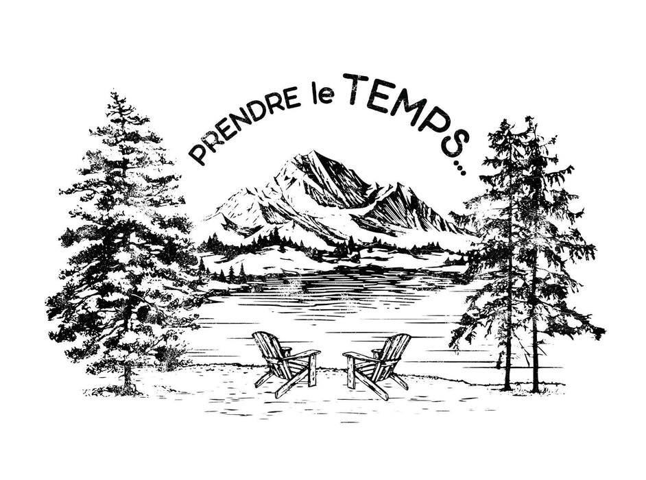 Prendre le temps - Coton Ouaté Unisexe