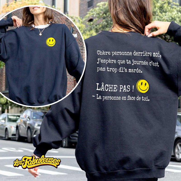 Chère personne derrière moi - Coton Ouaté Unisexe