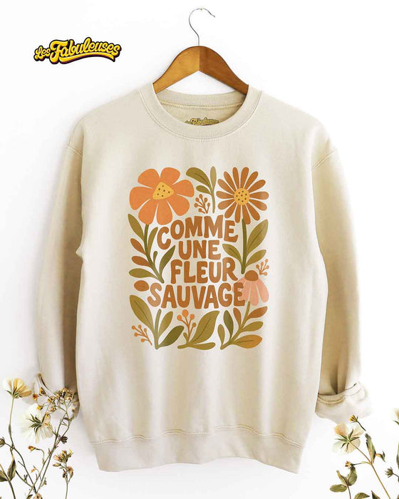 Comme une Fleur Sauvage - Coton Ouaté Unisexe