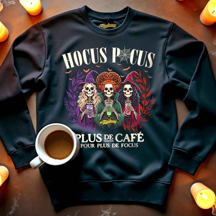 Hocus Pocus plus de café pour plus de Focus - Coton Ouaté Unisexe