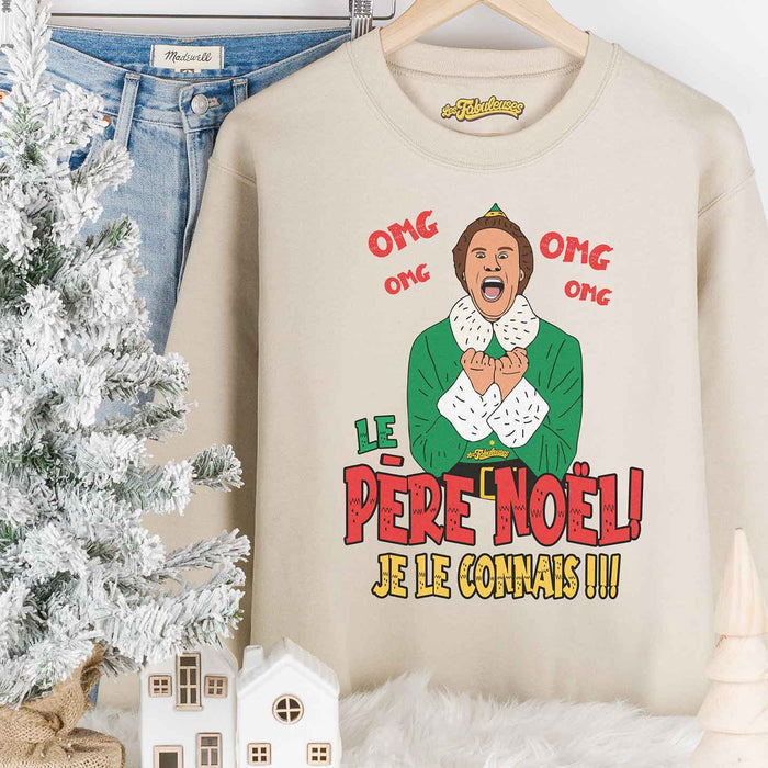 Le père Noël, je le connais ! - Coton Ouaté Unisexe