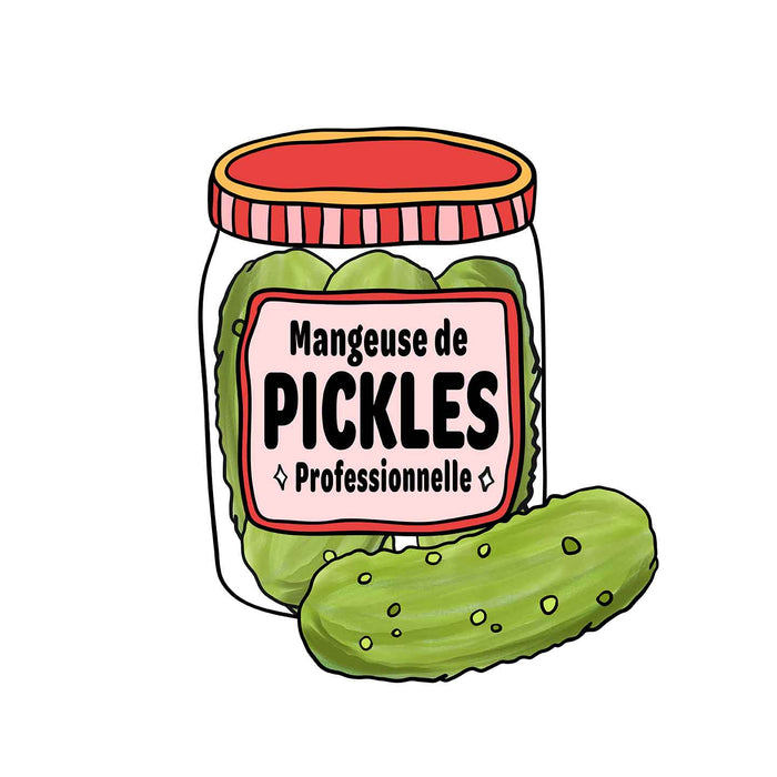 Mangeuse de Pickles Professionnelle  - Coton Ouaté Unisexe