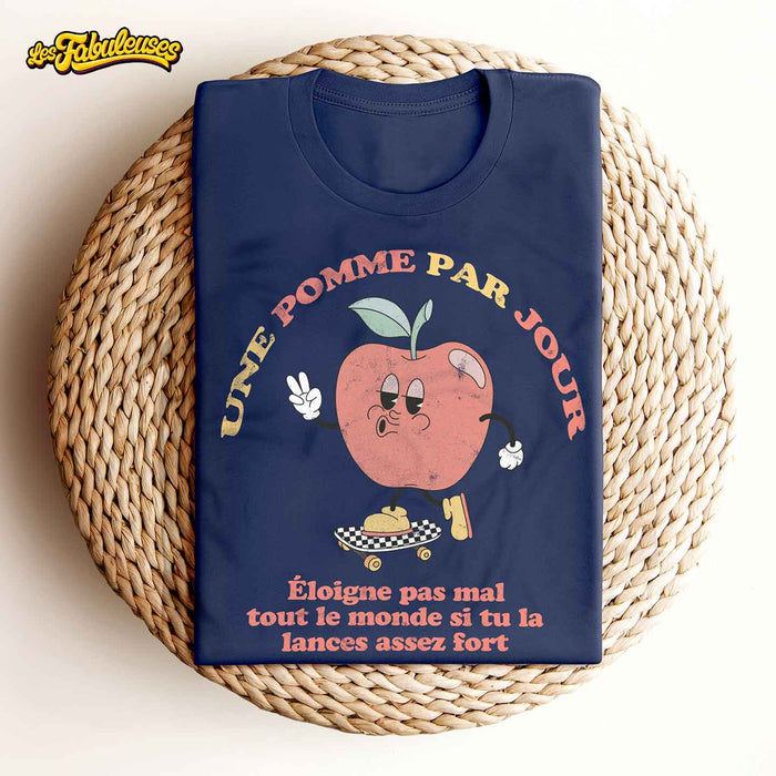 Une pomme par jour - T-Shirt