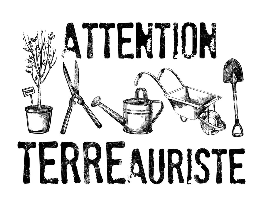 ATTENTION Terreauriste - T-Shirt