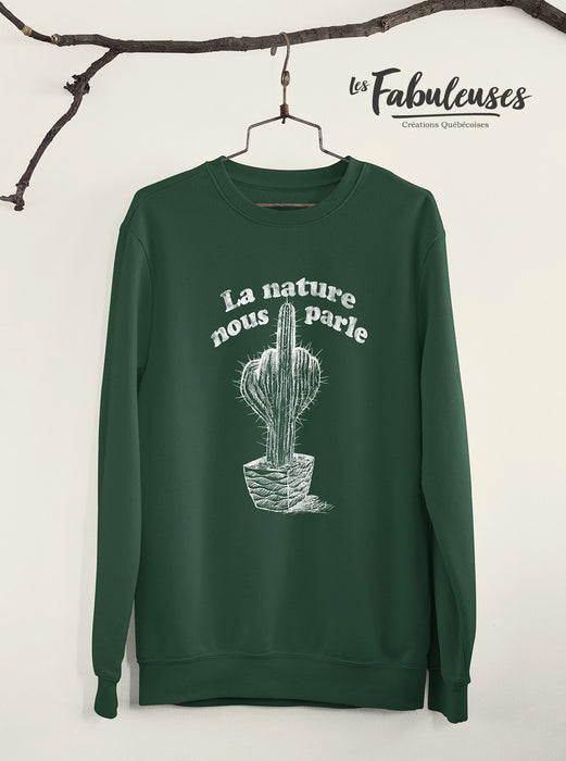 La nature nous parle - Coton Ouaté Unisexe