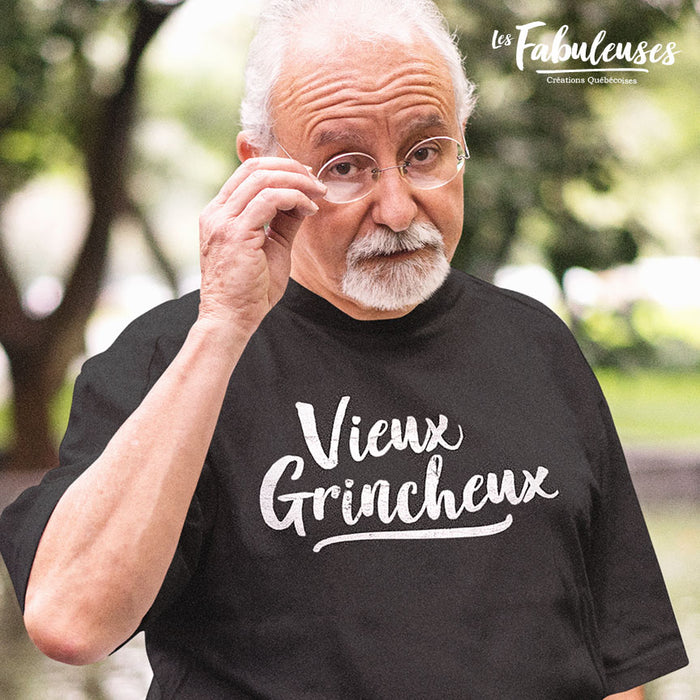 Vieux Grincheux - T-Shirt Col en ROND HOMME