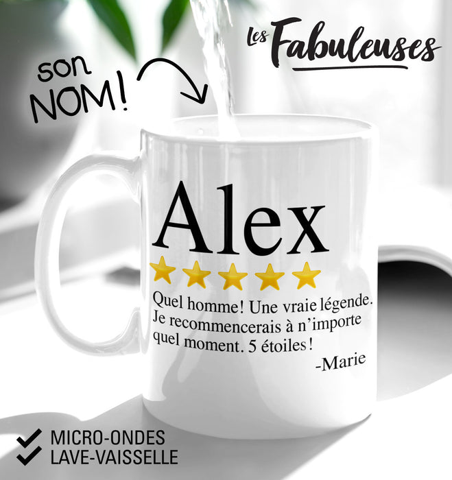 TASSE - (Votre nom) Quel homme ! Une vrai légende