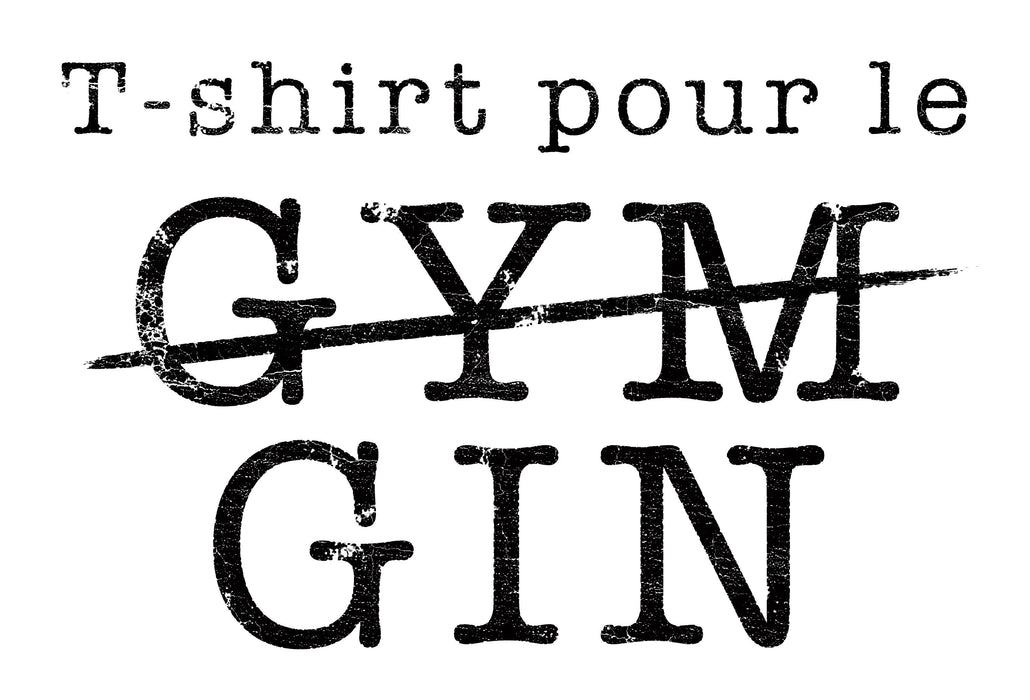 T-Shirt pour le GIN - T-Shirt Col en ROND HOMME