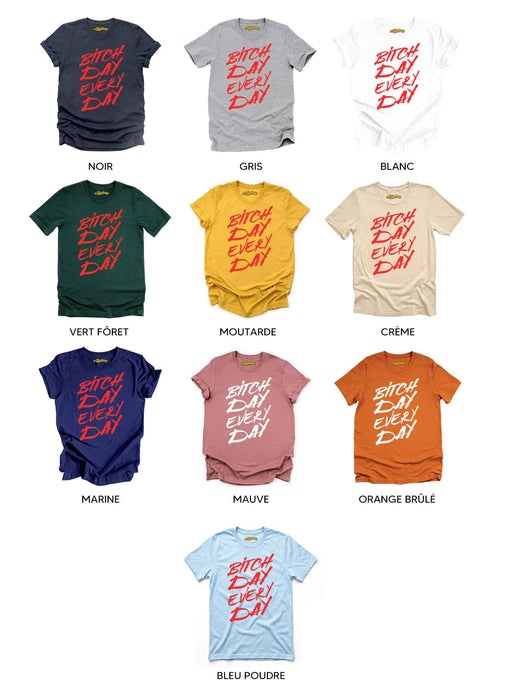 Bitch day every day - T-Shirt