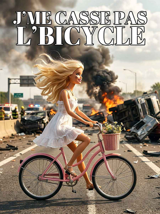J'me casse pas l'bicycle - T-Shirt