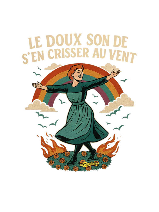 Le doux son de s'en crisser au vent - Coton Ouaté Unisexe