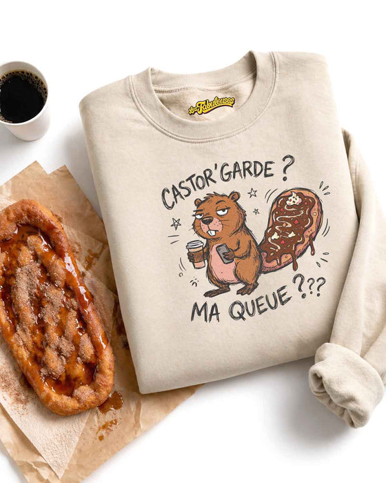 Castor'Garde ? Ma Queue ?? - Coton Ouaté Unisexe