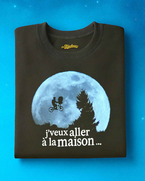 J'veux aller à la maison - Coton Ouaté Unisexe