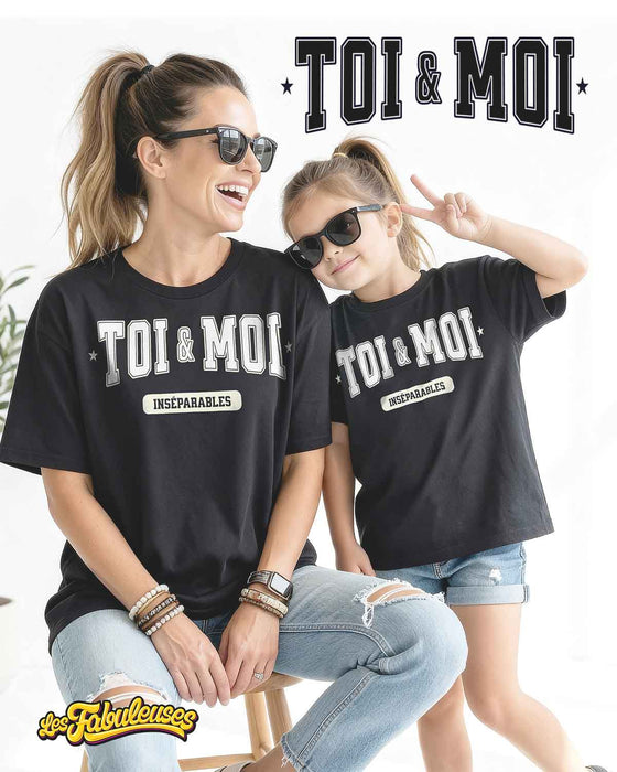 TOI & MOI – Duo T-Shirt (Adulte & Enfant)
