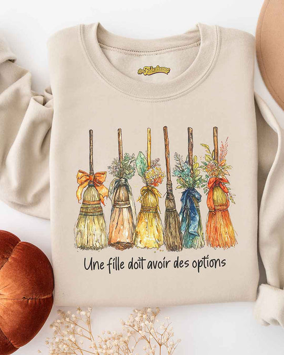 Une fille doit avoir des options - Coton Ouaté Unisexe