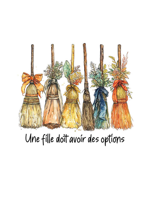 Une fille doit avoir des options - Coton Ouaté Unisexe