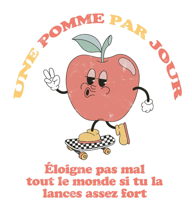 Une pomme par jour - T-Shirt