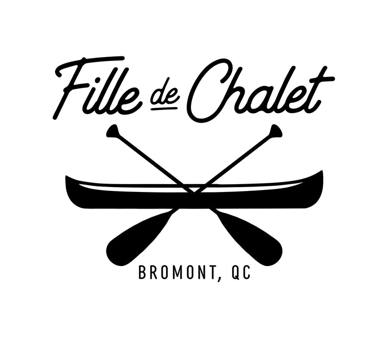 Fille de Chalet / La vie est plus belle au chalet - Coton Ouaté Unisexe à capuche