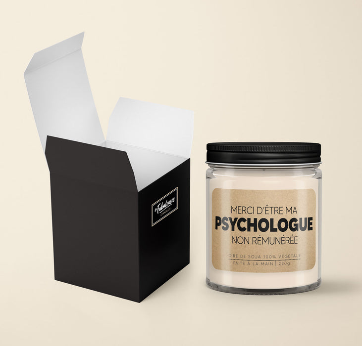 CHANDELLE Merci d'être ma psychologue non rémunérée + BOITE CADEAU
