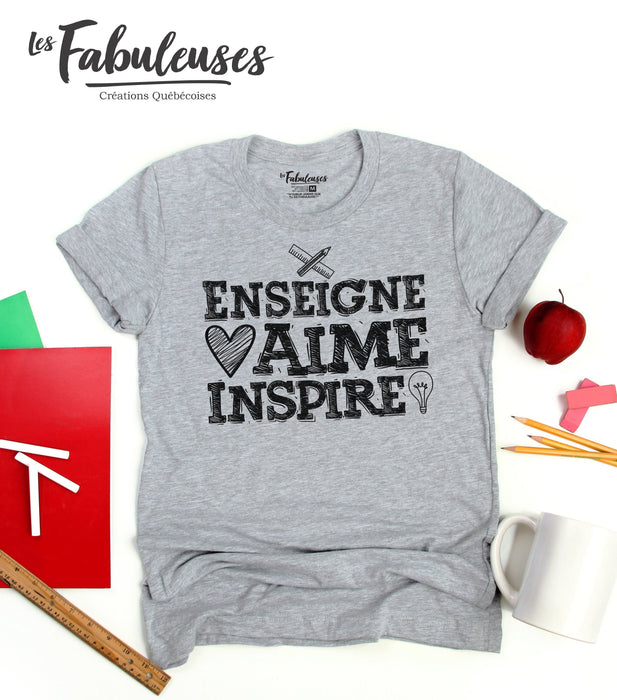 Enseigne Aime Inspire - T-Shirt - FEMME